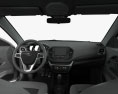 VAZ Lada Vesta with HQ interior 2018 3d model dashboard