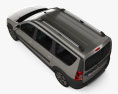 VAZ Lada Largus Cross 2021 3d model top view