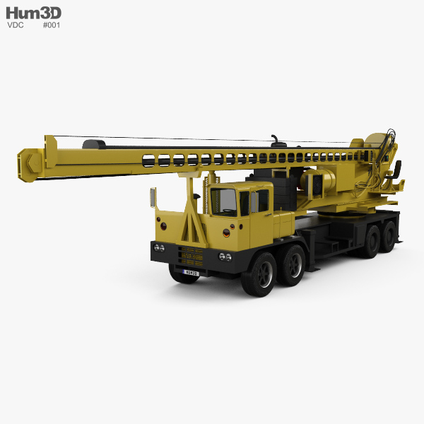 VDC Drill Rig Truck 2015 3D model