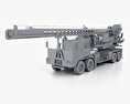 VDC Drill Rig Truck 2015 3d model clay render