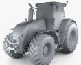 Valtra Serie S Tractor 2019 3Dモデル clay render