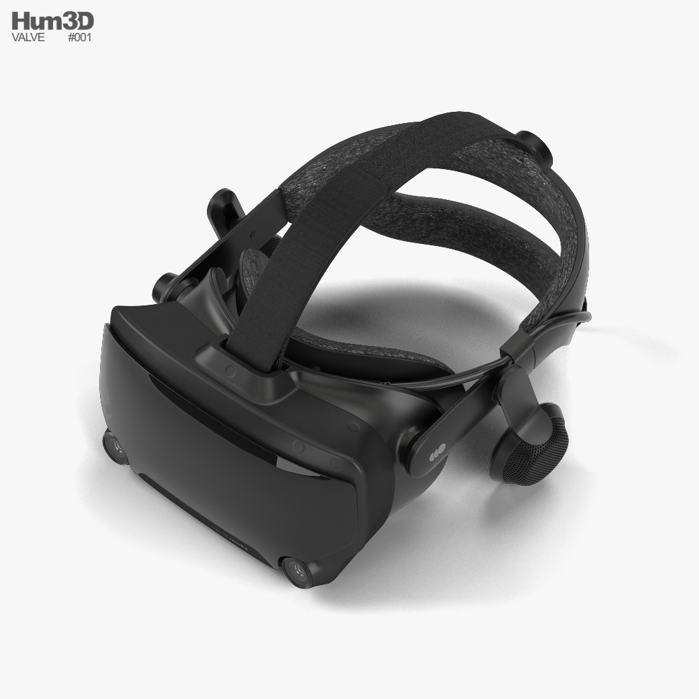 Valve Index 3D model - Electronics on Hum3D