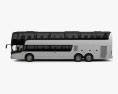 Van Hool TDX bus 2018 3d model side view