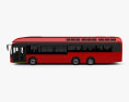 Van Hool A330 Hydrogen Fuel Cell 버스 2012 3D 모델  side view