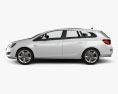 Vauxhall Astra Sports Tourer 2014 3d model side view