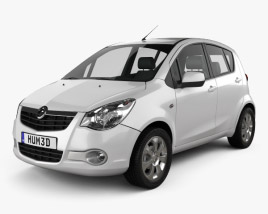 Vauxhall Agila 2010 3D model