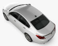 Vauxhall Insignia sedan 2012 3D-Modell Draufsicht
