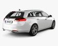 Vauxhall Insignia Sports Tourer 2012 3Dモデル 後ろ姿