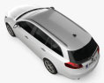 Vauxhall Insignia Sports Tourer 2012 3D-Modell Draufsicht