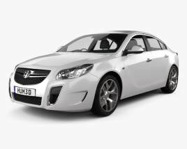 3D model of Vauxhall Insignia VXR 掀背车 2012