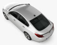 Vauxhall Insignia VXR Fließheck 2012 3D-Modell Draufsicht