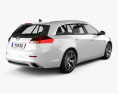 Vauxhall Insignia VXR Sports Tourer 2012 3D-Modell Rückansicht
