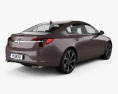 Vauxhall Insignia 세단 2015 3D 모델  back view