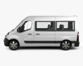 Vauxhall Movano Passenger Van 2014 3d model side view