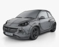 Vauxhall Adam Rocks 2017 3D модель wire render