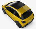 Vauxhall Adam Rocks 2017 Modelo 3d vista de cima