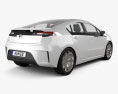 Vauxhall Ampera 2015 3D-Modell Rückansicht