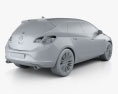 Vauxhall Astra 5 puertas hatchback 2012 Modelo 3D