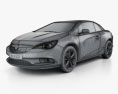 Vauxhall Cascada 2016 3Dモデル wire render