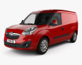Vauxhall Combo Panel Van L2H1 2014 3d model