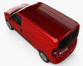 Vauxhall Combo Furgoneta L2H1 2012 Modelo 3D vista superior