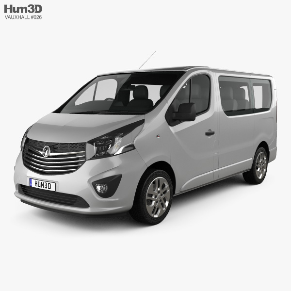 Vauxhall Vivaro Passenger Van L1H1 2017 3D模型