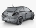 Vauxhall Corsa (D) Van 2014 3D 모델 