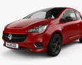 Vauxhall Corsa (E) 3-door 2017 3d model