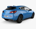 Vauxhall Astra VXR 2015 3D 모델  back view