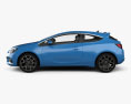 Vauxhall Astra VXR 2015 3d model side view
