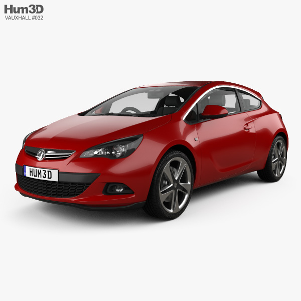 Vauxhall Astra GTC 2015 3D模型