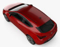 Vauxhall Astra GTC 2015 3D-Modell Draufsicht