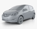 Vauxhall Viva SL HQインテリアと 2015 3Dモデル clay render
