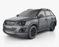 Vauxhall Antara 2016 3D-Modell wire render