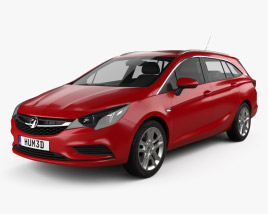 Vauxhall Astra (K) Sports Tourer Design 2019 3D模型