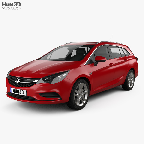 Vauxhall Astra (K) Sports Tourer Design 2019 3D模型