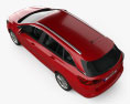 Vauxhall Astra (K) Sports Tourer Design 2019 3D-Modell Draufsicht