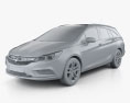 Vauxhall Astra (K) Sports Tourer Design 2019 3D модель clay render