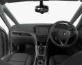 Vauxhall Zafira (C) Tourer con interni 2016 Modello 3D dashboard