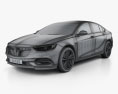 Vauxhall Insignia Grand Sport 2020 3d model wire render