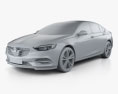 Vauxhall Insignia Grand Sport 2020 3d model clay render