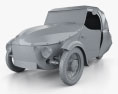 Velorex 16/250 1958 3Dモデル clay render