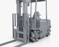 Vetex Sidewinder ATX 3000 Carrello Elevatore 2011 Modello 3D clay render