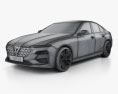 VinFast LUX A2.0 Concept 2018 3d model wire render