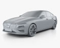 VinFast LUX A2.0 Concept 2018 3d model clay render