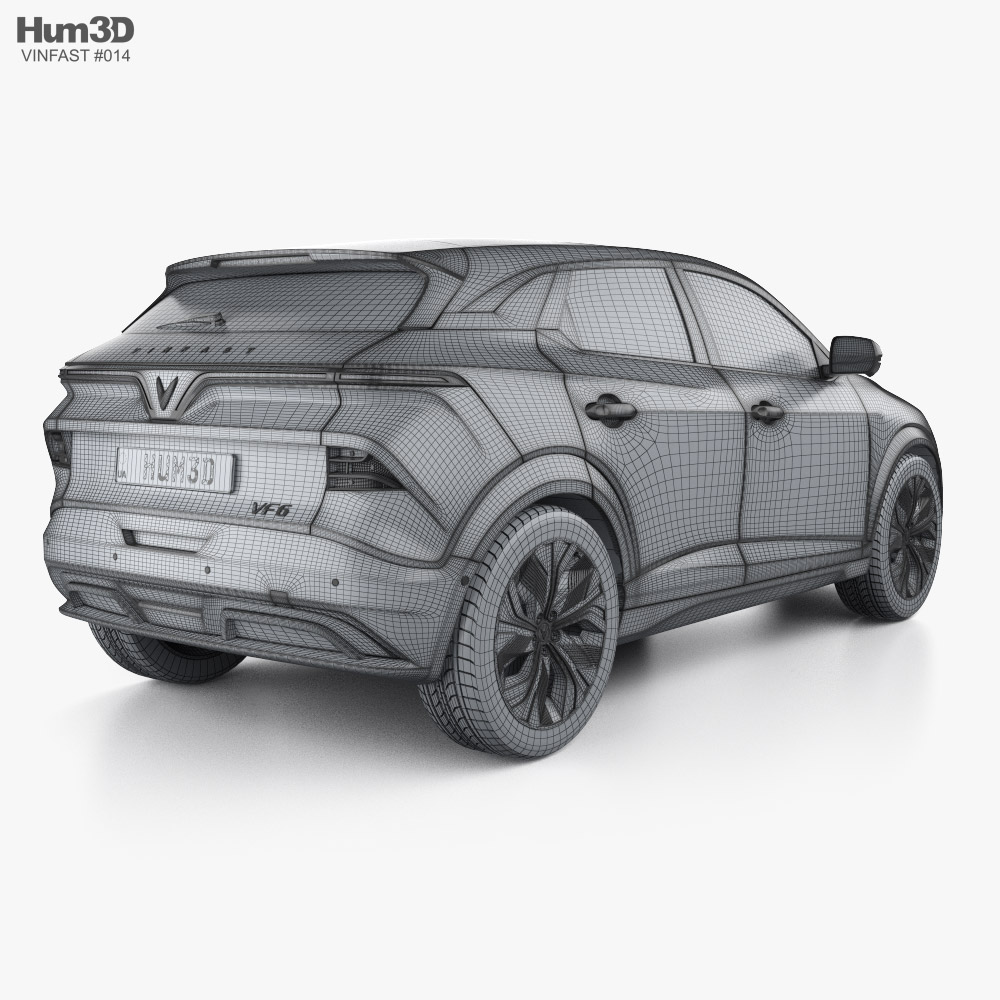 VinFast VF6 2023 3D model - Vehicles on Hum3D