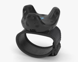 Vive Tracker with Trackstrap 3D-Modell