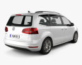 Volkswagen Sharan (Typ 7N) 2013 3d model back view