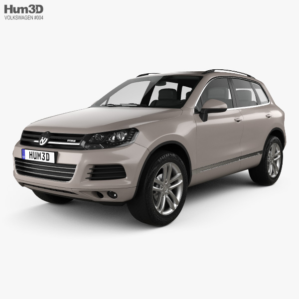 Volkswagen Touareg ハイブリッ 2013 3Dモデル