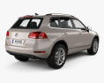Volkswagen Touareg hybrid 2013 3d model back view